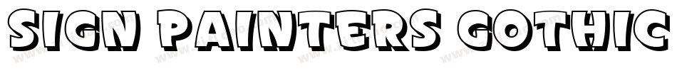 Sign Painters Gothic No. 2 JL字体转换